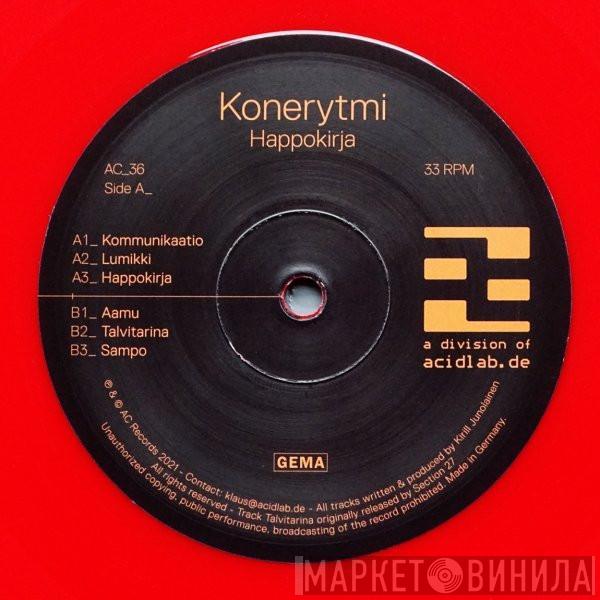 Konerytmi - Happokirja