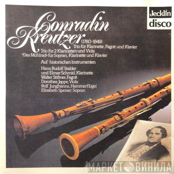 , Konradin Kreutzer , Hans-Rudolf Stalder , Elmar Schmid , Walter Stiftner , Dorothea Jappe , Rolf Junghanns  Elisabeth Speiser  - Trio Für Klavier, Klarinette Und Fagott,Trio Für 2 Klarinetten Und Viola, Das Mühlrad Für Sopran, Klarinette Und Klavier