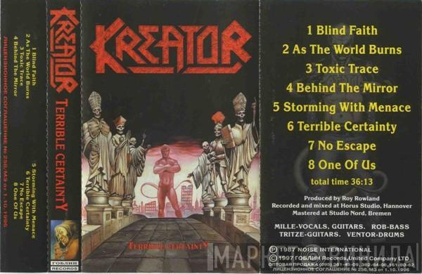  Kreator  - Terrible Certainty