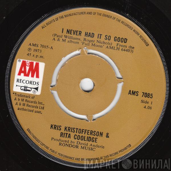 Kris Kristofferson & Rita Coolidge - I Never Had It So Good