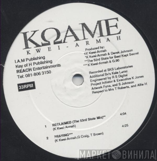 Kwame Kwei-Armah - Reclaimed EP