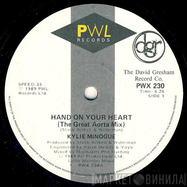  Kylie Minogue  - Hand On Your Heart