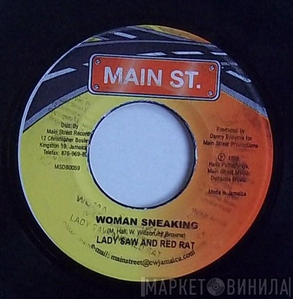Lady Saw, Red Rat, Danny Browne - Woman Sneaking / Heavy Metal