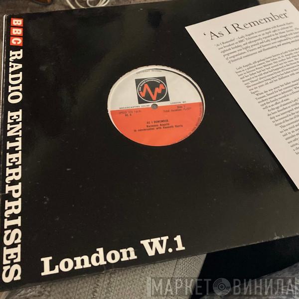 Lady Violet Bonham-Carter, Kenneth Harris  - As I Remember