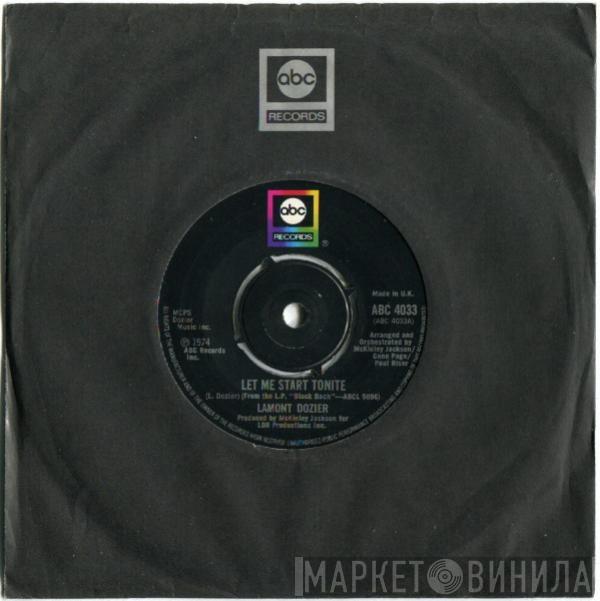 Lamont Dozier - Let Me Start Tonite