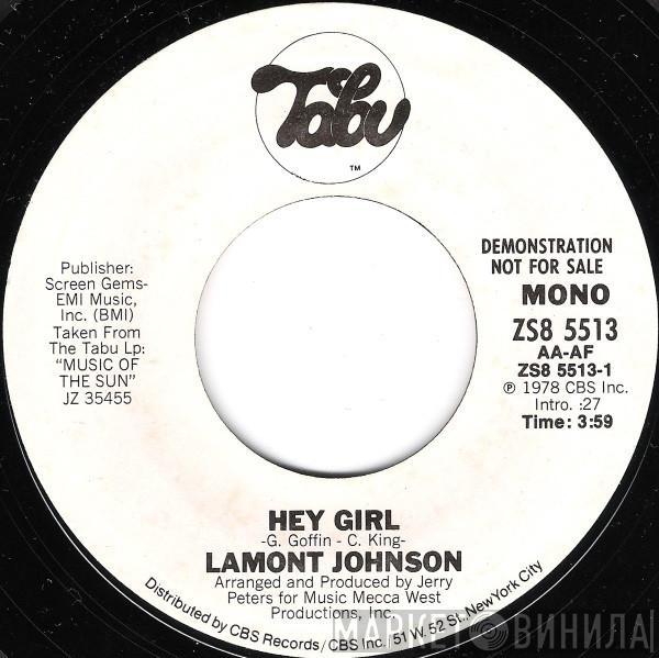 Lamont Johnson - Hey Girl