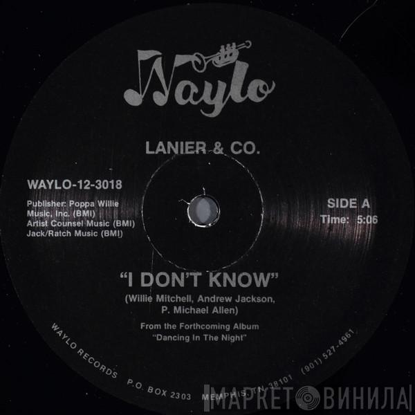 Lanier & Co - I Don't Know