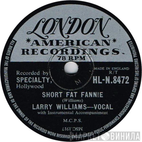  Larry Williams   - Short Fat Fannie / High School Dance