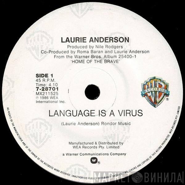  Laurie Anderson  - Language Is A Virus