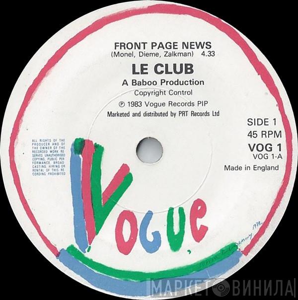 Le Club - Front Page News