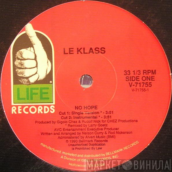 Le Klass - No Hope