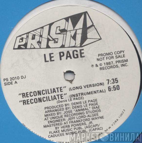 Le Page - Reconciliate