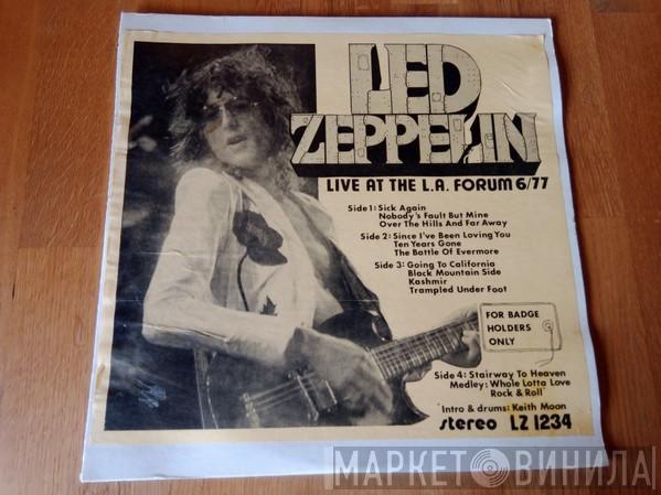  Led Zeppelin  - Live At The L.A. Forum 6/77 ( For Badgeholders Only )