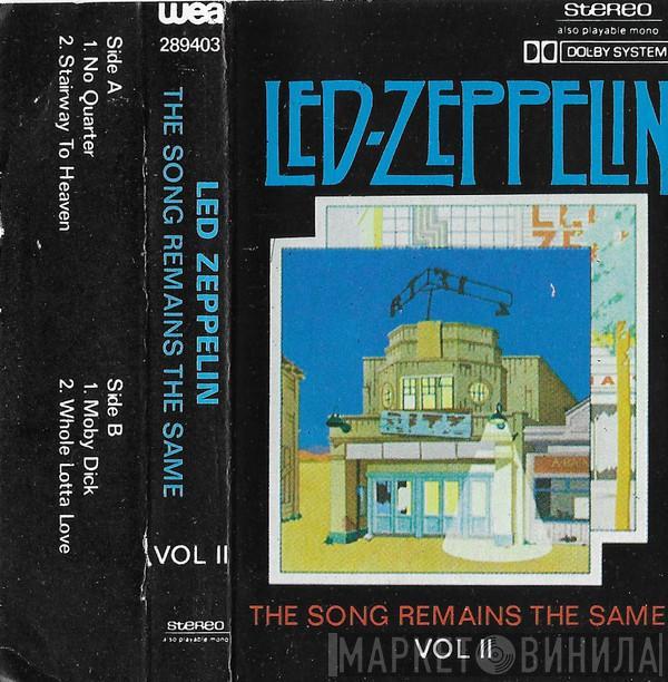  Led Zeppelin  - The Song Remains The Same Vol II