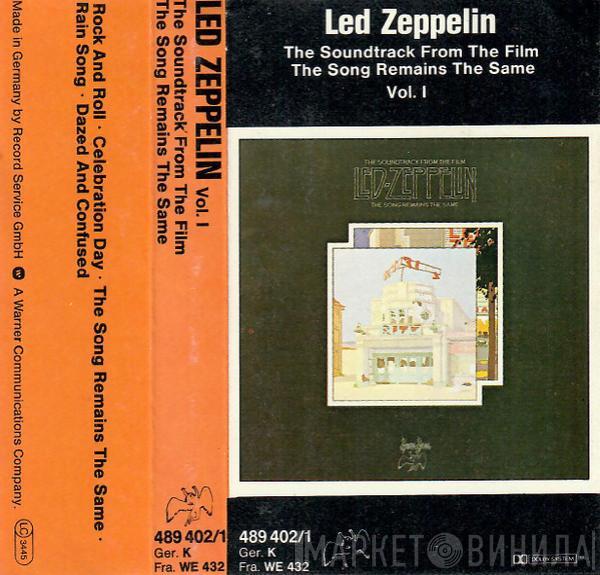  Led Zeppelin  - The Soundtrack From The Film The Song Remains The Same Vol. I