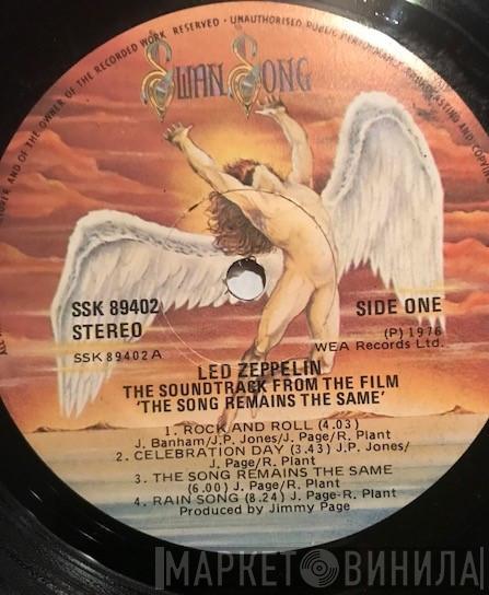  Led Zeppelin  - The Soundtrack From The Film The Song Remains The Same