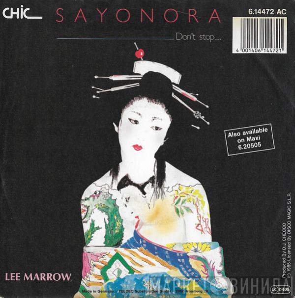 Lee Marrow - Sayonara (Don't Stop...)