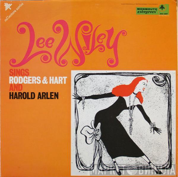 Lee Wiley, Rodgers & Hart, Harold Arlen - Lee Wiley Sings Rodgers & Hart And Harold Arlen