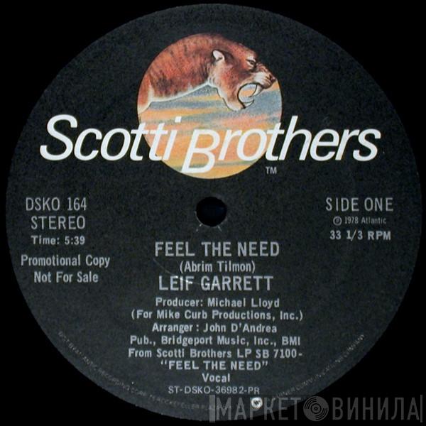 Leif Garrett - Feel The Need / New York City Nights