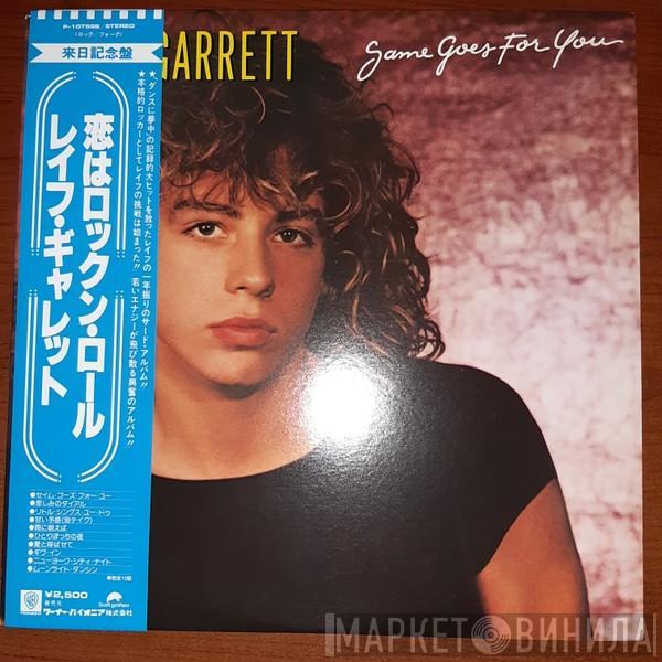  Leif Garrett  - Same Goes For You