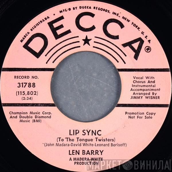 Len Barry - Lip Sync  (To The Tongue Twisters) / At The Hop "65"