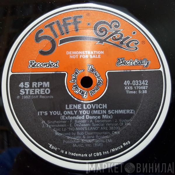 Lene Lovich - It's You, Only You (Mein Schmerz)