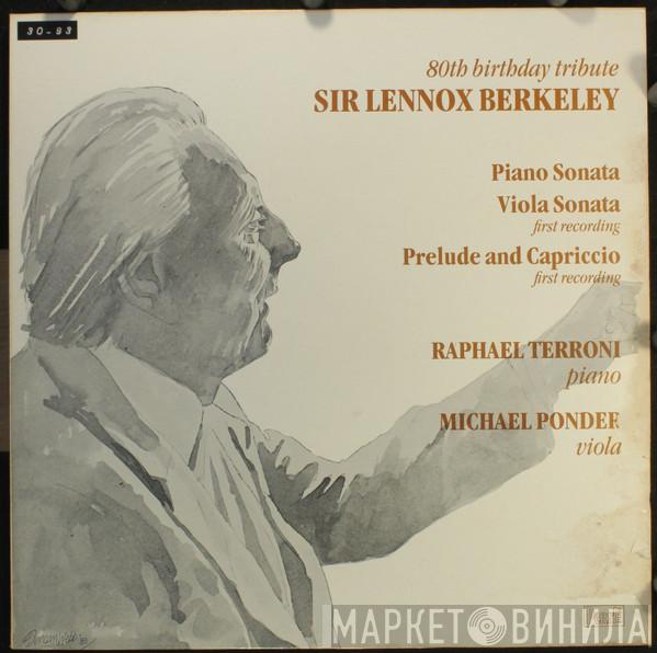 Lennox Berkeley, Raphael Terroni, Michael Ponder - Piano Sonata, Viola Sonata, Prelude And Capricio