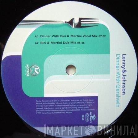  Lenny & Johnson  - Dinner With Gershwin