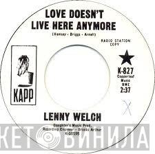 Lenny Welch - Love Doesn't Live Here Anymore / Let's Start All Over Again