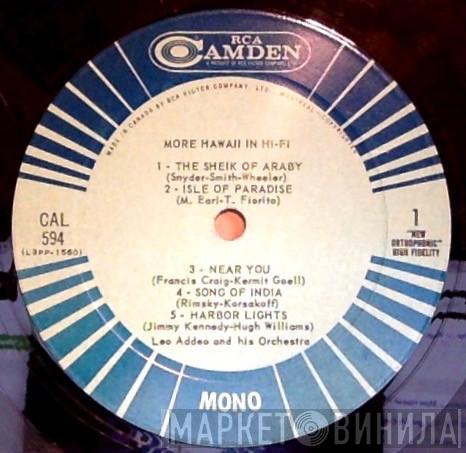  Leo Addeo And His Orchestra  - More Hawaii In Hi-Fi