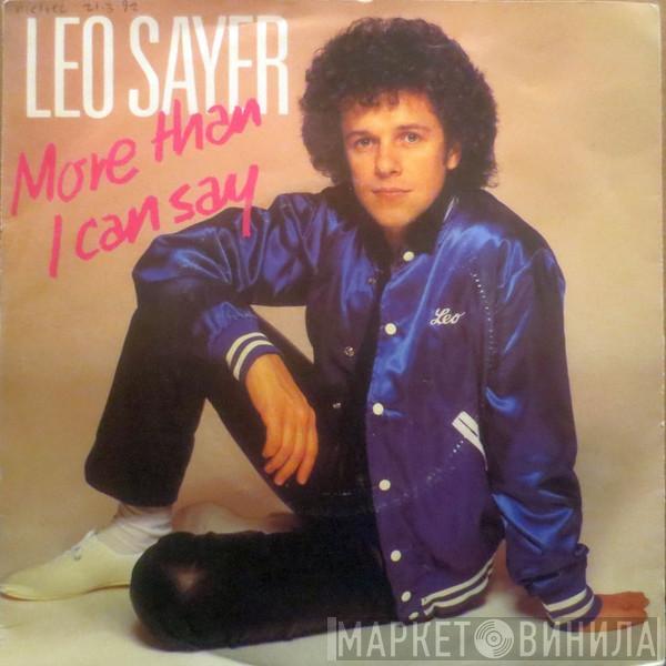 Leo Sayer - More Than I Can Say