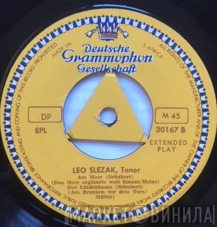 Leo Slezak - Leo Slezak, Tenor, Singt Schumann Und Schubert