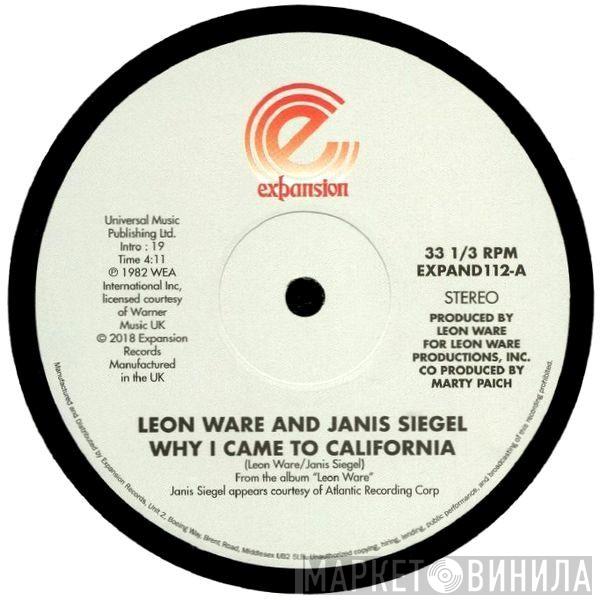 Leon Ware, Janis Siegel - Why I Came To California / Can I Touch You There
