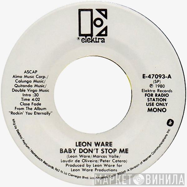 Leon Ware - Baby Don't Stop Me