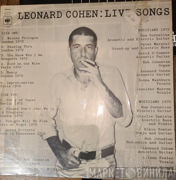 Leonard Cohen - Live Songs
