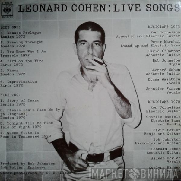 Leonard Cohen - Live Songs