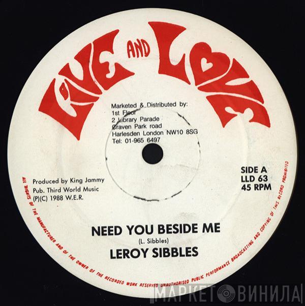 Leroy Sibbles, Junior Murvin - Need You Beside Me / World Inflation