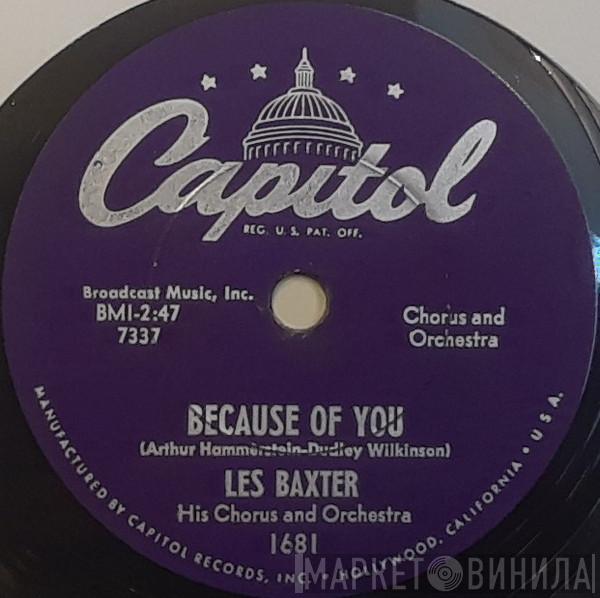  Les Baxter  - Because Of You / Blue Tango
