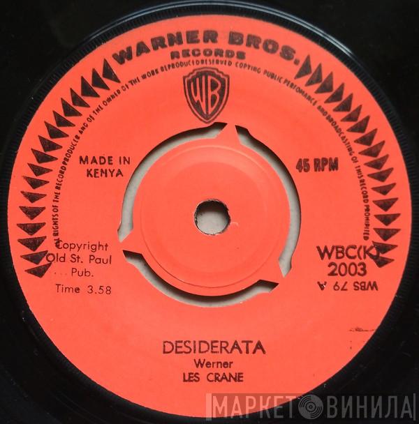  Les Crane  - Desiderata / A Different Drummer