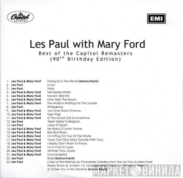 Les Paul & Mary Ford - The Best Of The Capitol Masters (90th Birthday Edition)