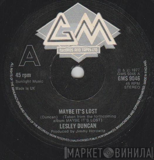 Lesley Duncan - Maybe It's Lost