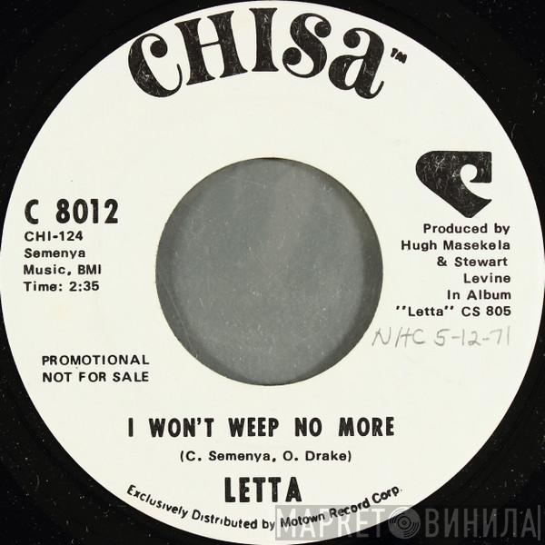 Letta Mbulu - I Won't Weep No More / You Touched Me