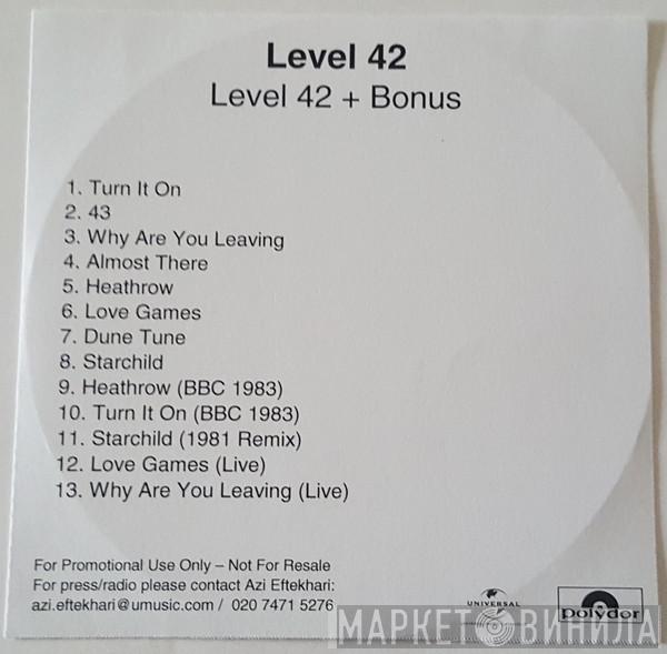  Level 42  - Level 42 + Bonus