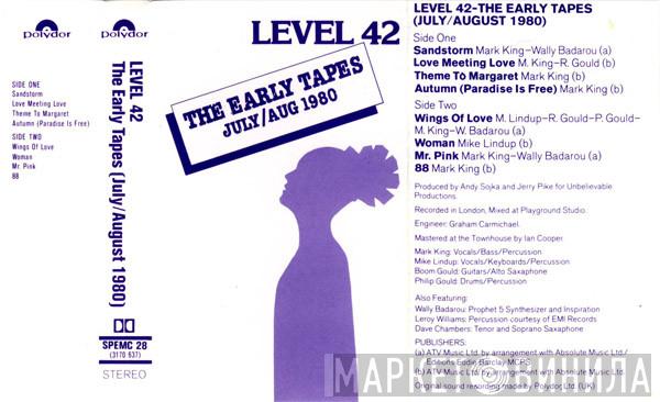 Level 42 - The Early Tapes (July/August 1980)