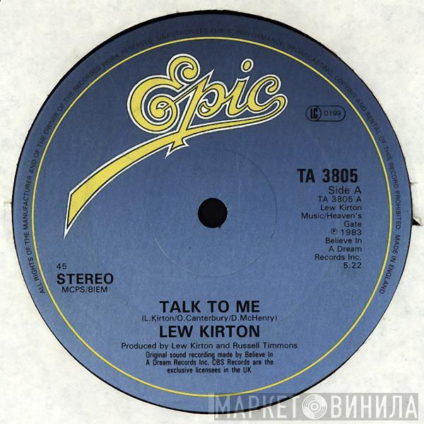  Lew Kirton  - Talk To Me