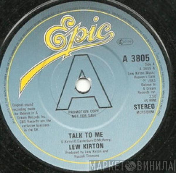  Lew Kirton  - Talk To Me