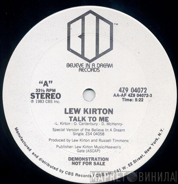 Lew Kirton - Talk To Me