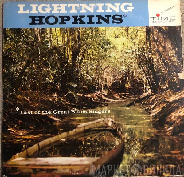 Lightnin' Hopkins  - Last Of The Great Blues Singers