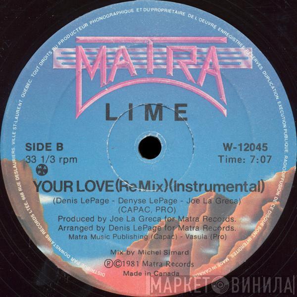 Lime  - Your Love (Re Mix)