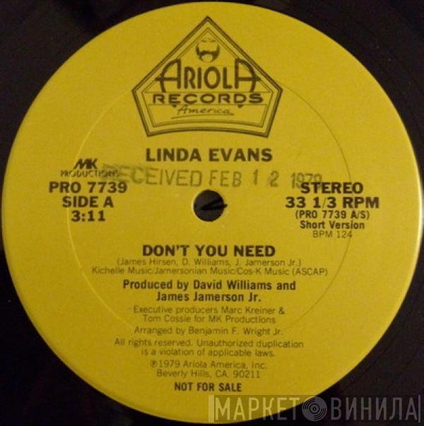  Linda Evans  - Don't You Need